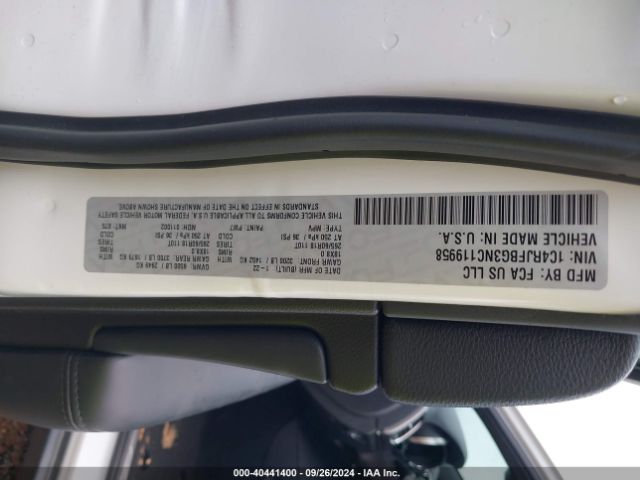 1C4RJFBG3NC119958 Jeep Grand Cherokee Wk Limited 4x4