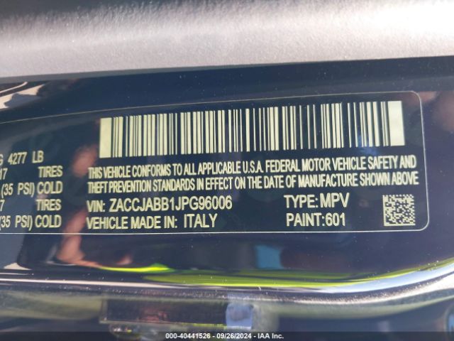 ZACCJABB1JPG96006 Jeep Renegade Latitude Fwd