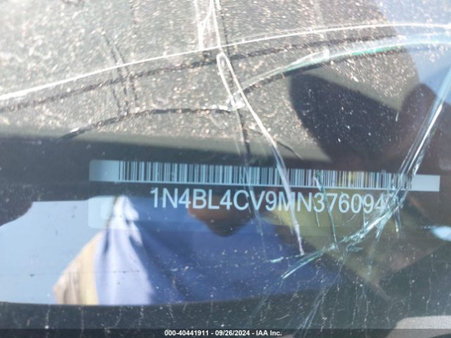 1N4BL4CV9MN376094 Nissan Altima Sr Fwd