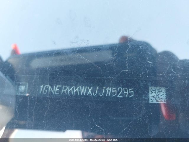 1GNERKKWXJJ115295 Chevrolet Traverse Premier