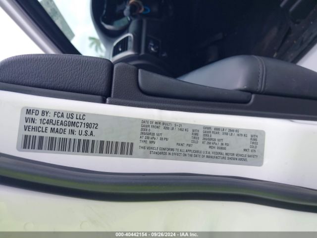 1C4RJEAG0MC719072 Jeep Grand Cherokee Laredo X 4x2
