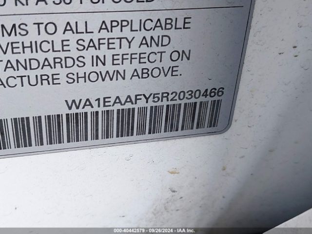 WA1EAAFY5R2030466 Audi Q5 Premium Plus 45 Tfsi S Line Quattro