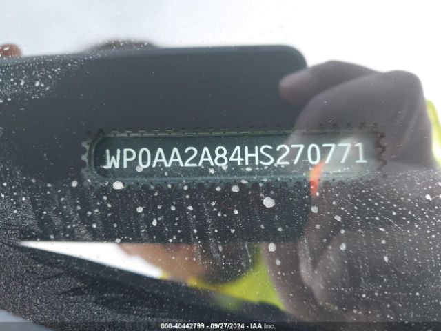 WP0AA2A84HS270771 Porsche 718 Cayman