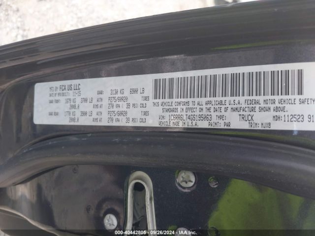 2016 RAM 1500 1C6RR6LT4GS195063 Photo 8