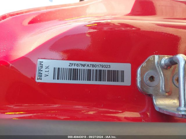 2011 FERRARI 458 ITALIA ZFF67NFA7B0179323 Photo 8