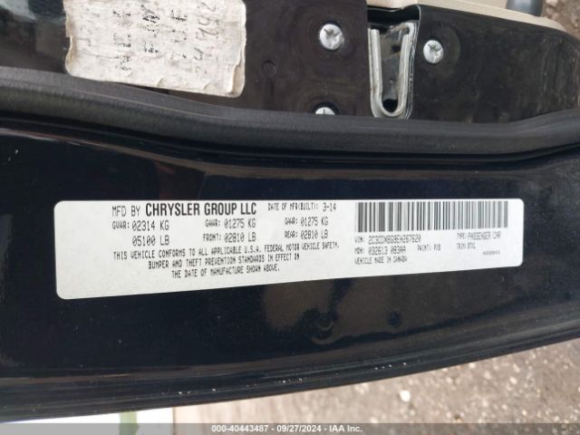 2C3CDXBG9EH267620 Dodge Charger Se