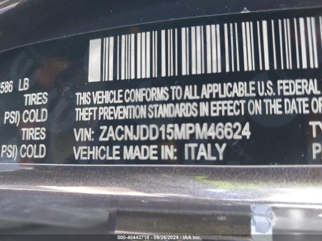 ZACNJDD15MPM46624 Jeep Renegade Limited 4x4