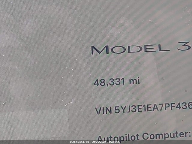 Tesla Model 3 Rear-wheel Drive 2023 5YJ3E1EA7PF436586 Image 16