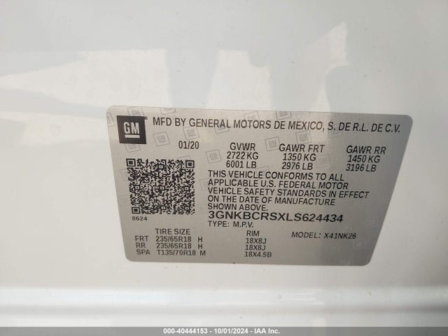 Chevrolet Blazer Fwd 2lt 2020 3GNKBCRSXLS624434 Image 9