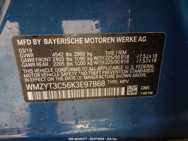 2019 MINI COUNTRYMAN WMZYT3C56K3E97868 Photo 8