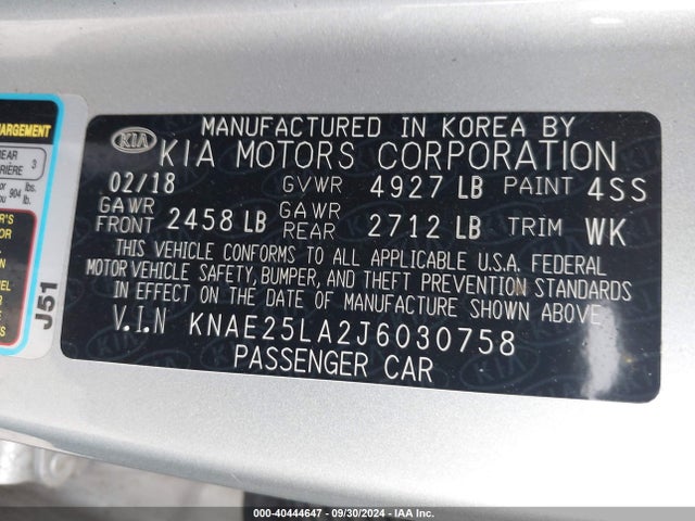 KIA Stinger Premium 2018 KNAE25LA2J6030758 Image 9