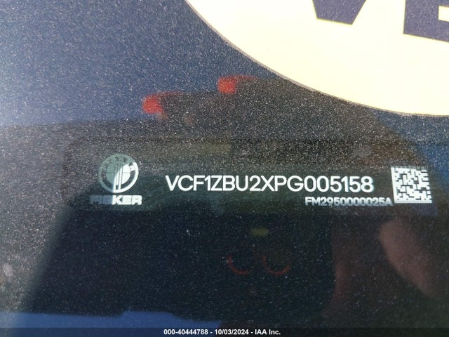 VCF1ZBU2XPG005158 Fisker Ocean One