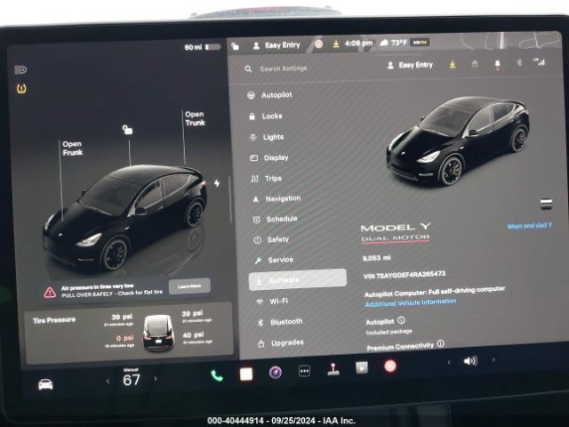 7SAYGDEF4RA265473 Tesla Model Y Performance Dual Motor All-wheel Drive