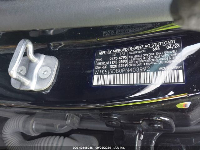 W1K5J5DB0PN403992 Mercedes-Benz Amg Cla 45 4matic