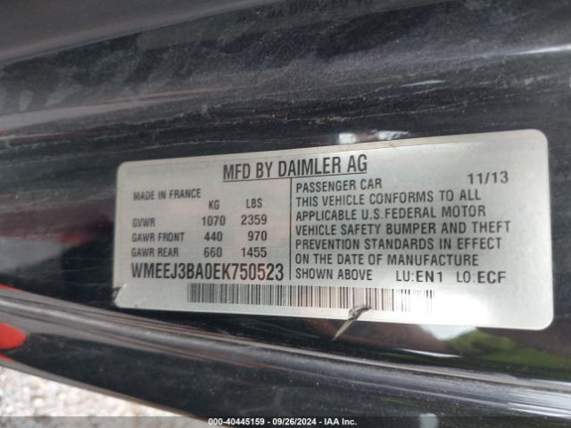 WMEEJ3BA0EK750523 Smart Fortwo Passion/pure