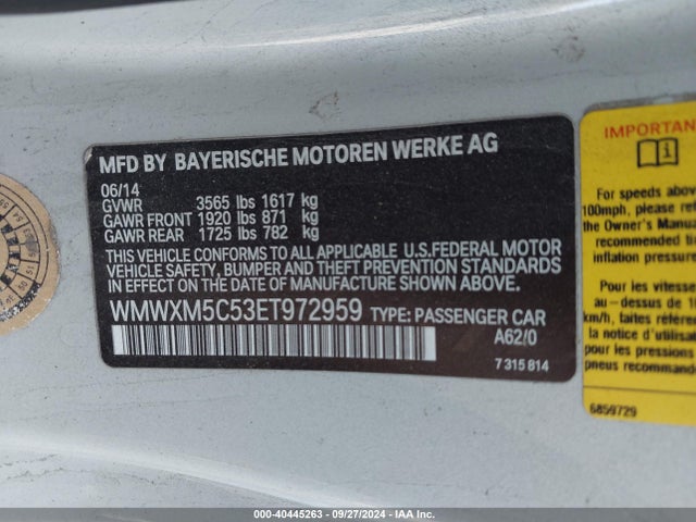 2014 MINI HARDTOP WMWXM5C53ET972959 Photo 8