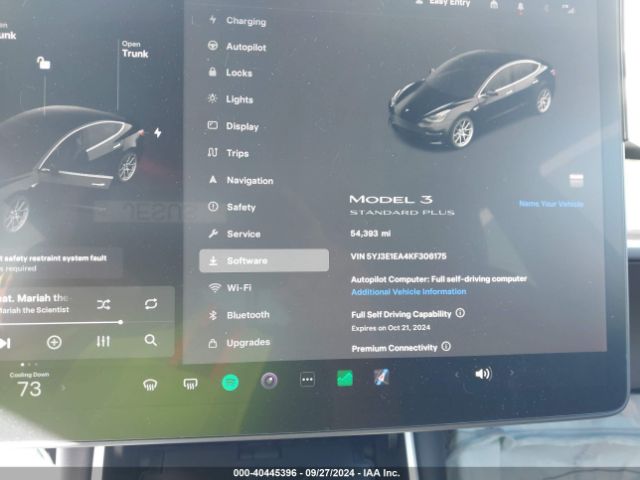 5YJ3E1EA4KF306175 Tesla Model 3 Long Range/mid Range/standard Range/standard Range Plus