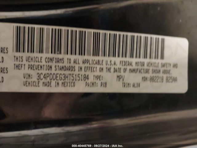 3C4PDDEG3HT515184 Dodge Journey Gt Awd