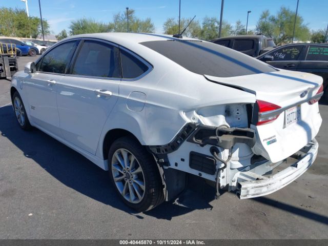 3FA6P0PU1JR167540 Ford Fusion Energi Se Luxury