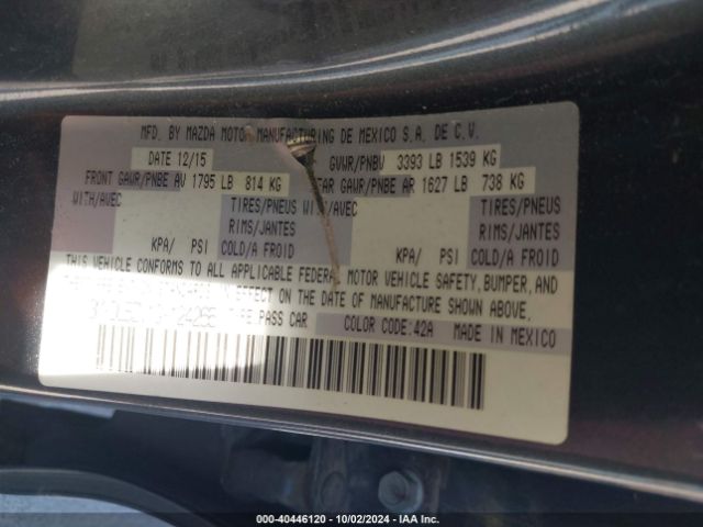 3MYDLBZV1GY124265 Scion IA