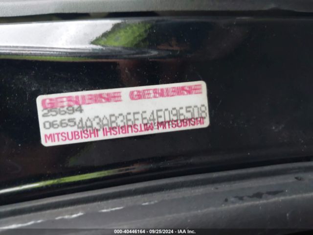 2004 MITSUBISHI GALANT 4A3AB36F64E096508 Photo 8