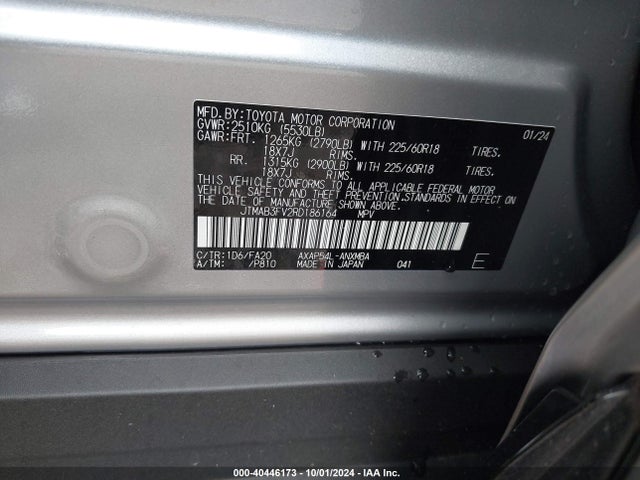 JTMAB3FV2RD186164 Toyota Rav4 Prime Se