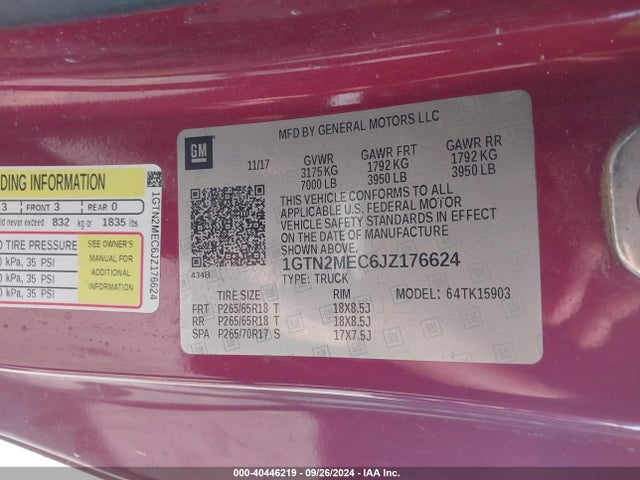 GMC Sierra 1500 Sle 2018 1GTN2MEC6JZ176624 Image 9