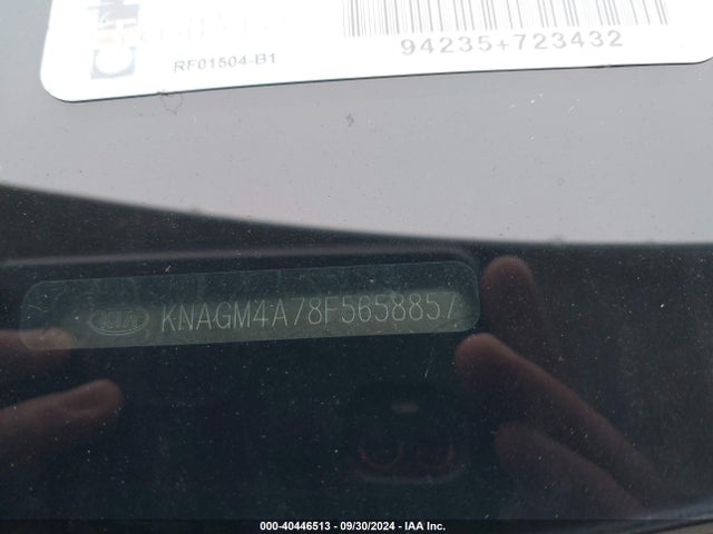 KIA Optima Lx 2015 KNAGM4A78F5658857 Image 9