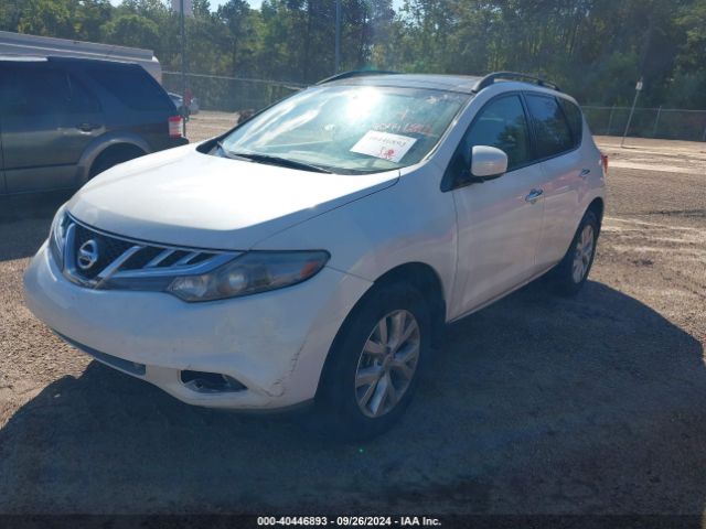 JN8AZ1MU2EW402124 Nissan MURANO SL
