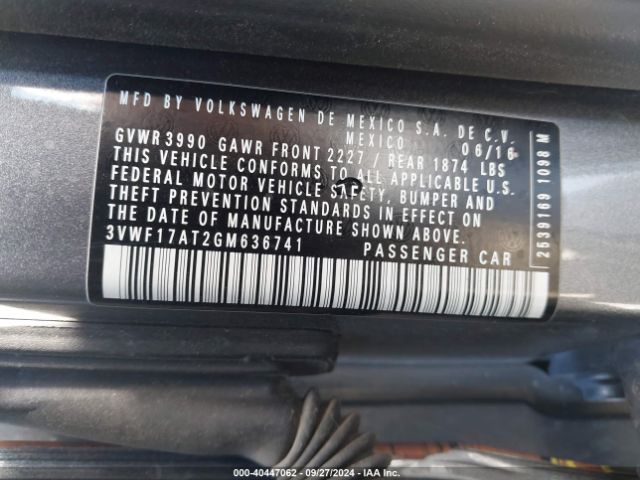 3VWF17AT2GM636741 Volkswagen Beetle 1.8t Classic