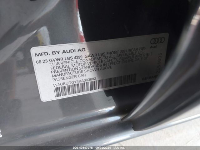 2024 AUDI A3 WAUBUDGY4RA003682 Photo 8