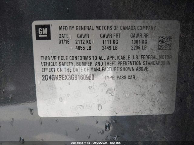 2G4GK5EX3G9160980 Buick Regal Turbo