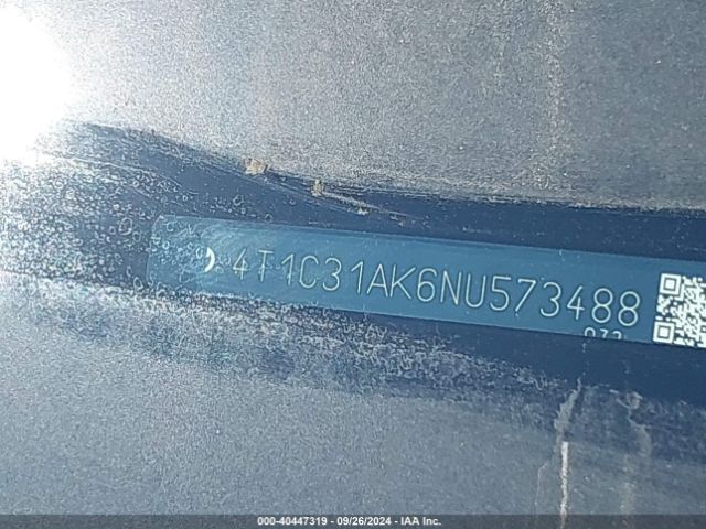 4T1C31AK6NU573488 Toyota Camry Le Hybrid