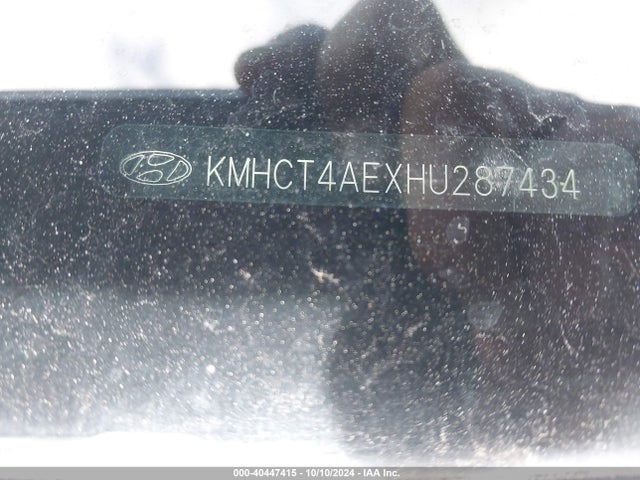 KMHCT4AEXHU287434 Hyundai ACCENT SE