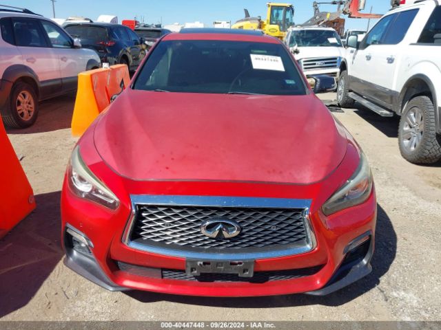 JN1FV7AP2JM460676 Infiniti Q50 3.0t Red Sport 400