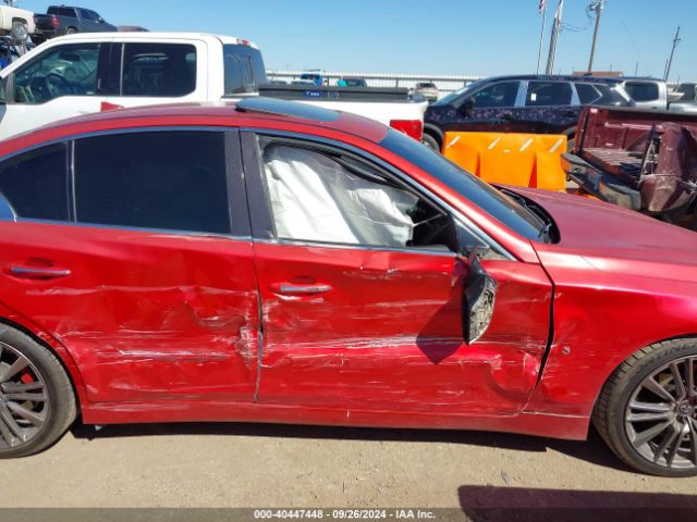 JN1FV7AP2JM460676 Infiniti Q50 3.0t Red Sport 400