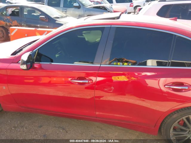 JN1FV7AP2JM460676 Infiniti Q50 3.0t Red Sport 400
