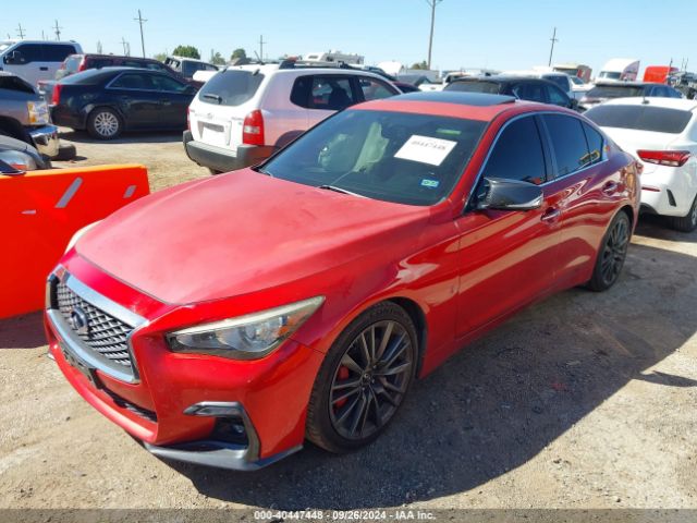 JN1FV7AP2JM460676 Infiniti Q50 3.0t Red Sport 400