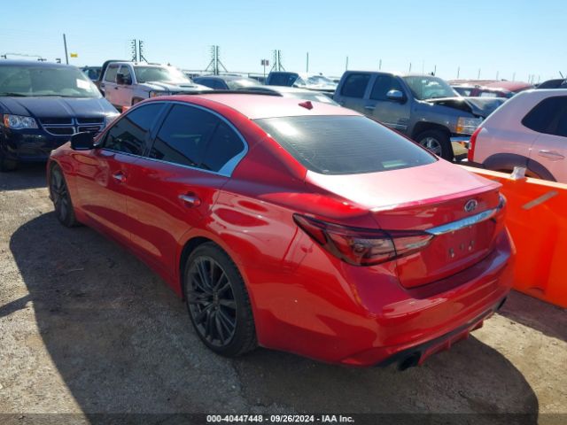 JN1FV7AP2JM460676 Infiniti Q50 3.0t Red Sport 400