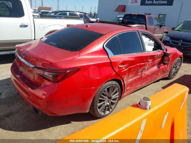 JN1FV7AP2JM460676 Infiniti Q50 3.0t Red Sport 400