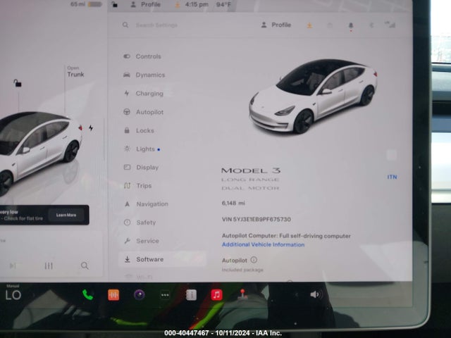 2023 TESLA MODEL 3 5YJ3E1EB9PF675730 Photo 6