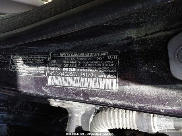 WDDSJ4GB5FN178170 Mercedes-Benz CLA 250 4MATIC
