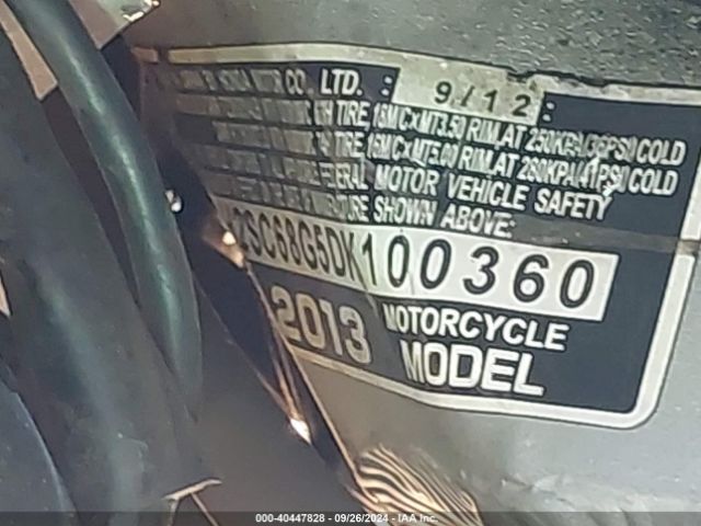 2013 HONDA GL1800 JH2SC68G5DK100360 Photo 9