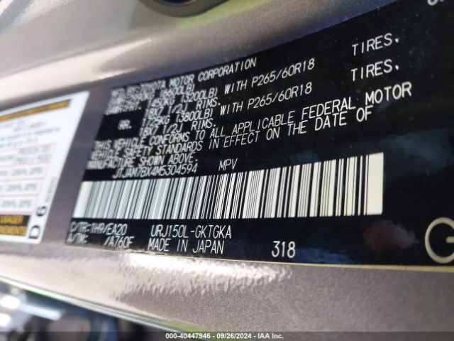 JTJAM7BX4M5304594 Lexus 460 Premium