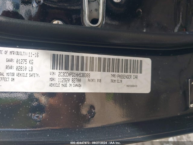 Chrysler 300c Platinum 2017 2C3CCAPG1HH538389 Image 9