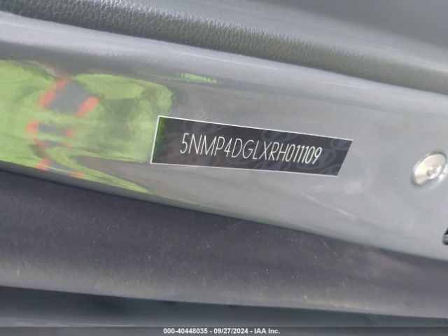 5NMP4DGLXRH011109 Hyundai Santa Fe Limited