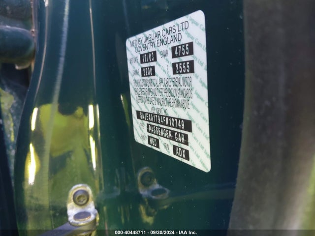 2004 JAGUAR S-TYPE SAJEA01T94FN10749 Photo 8