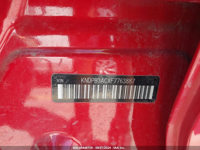 KIA Sportage Lx 2015 KNDPB3ACXF7763887 Image 9