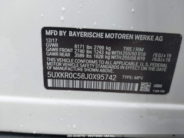 5UXKR0C58J0X95742 BMW X5 Xdrive35i