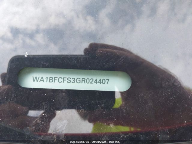 WA1BFCFS3GR024407 Audi Q3 2.0t Premium Plus